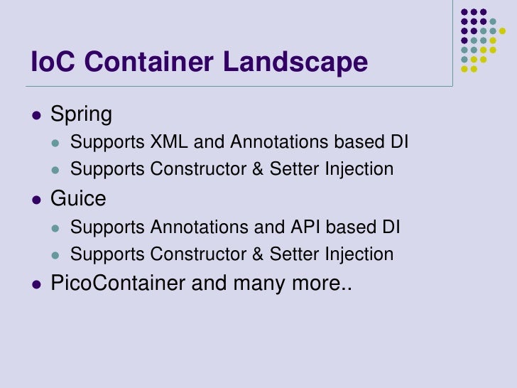Dependency Injection Constructor Setter Dependency Injection | javafx dependency injection with fxcontainer Dependency Injection Constructor Setter Dependency Injection | javafx dependency injection with fxcontainer
