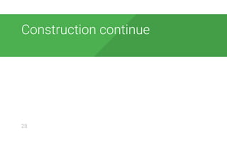 Construction continue
28
 