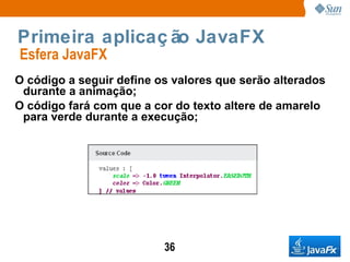 Primeira aplicação JavaFX Esfera JavaFX  No NetBeans, selecione File > New Project (Ctrl + Shift + N); 