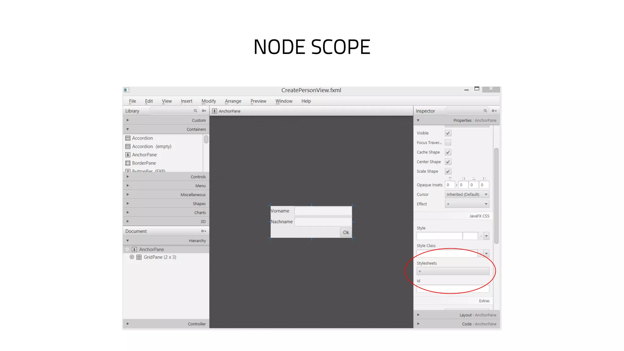 NODE SCOPE
 
