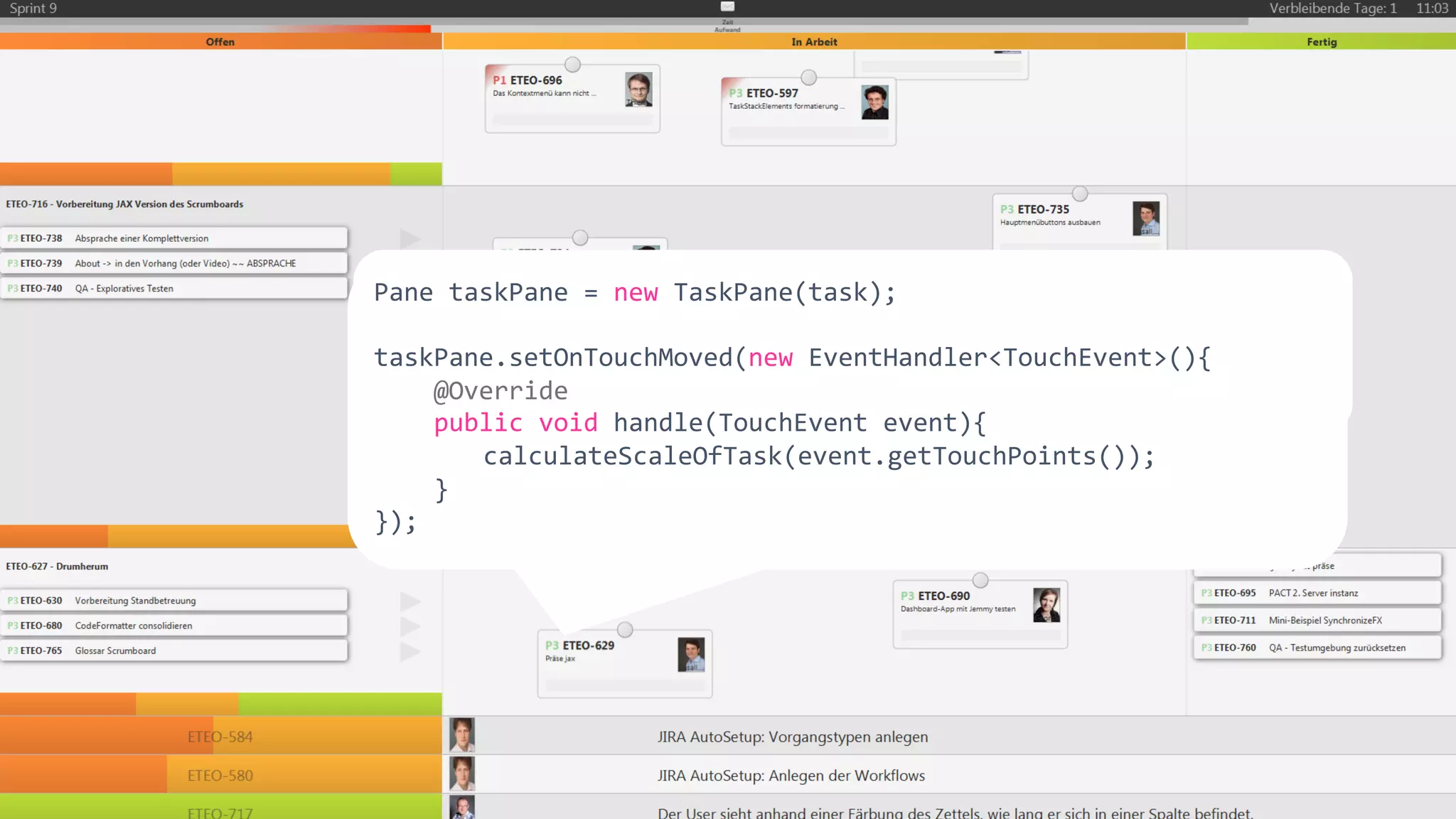 Pane taskPane = new TaskPane(task);
taskPane.setOnTouchMoved(new EventHandler<TouchEvent>(){
@Override
public void handle(TouchEvent event){
calculateScaleOfTask(event.getTouchPoints());
}
});
 