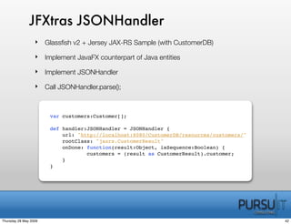 BeJUG JavaFx In Practice