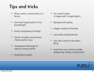 BeJUG JavaFx In Practice