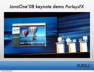 BeJUG JavaFx In Practice