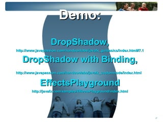 Graphical Objects *   * The fun stuff 