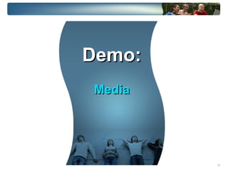 JavaFX Stage Scene   // Application User Interface var stageContent: Node[]; stageContent = [bgImage,  nextButton, backButton,  titleText,  thumbImageViewGroup,  fullImageView ]; def  stage  =  Stage  { title: "Pet Catalog" width: 201 height: 201 scene : Scene { content : Group { content: bind stageContent } fill: Color.TRANSPARENT } } 