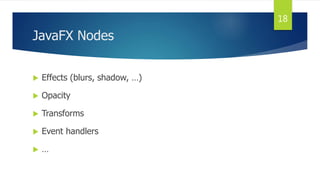 Introduction to JavaFX | PPTX