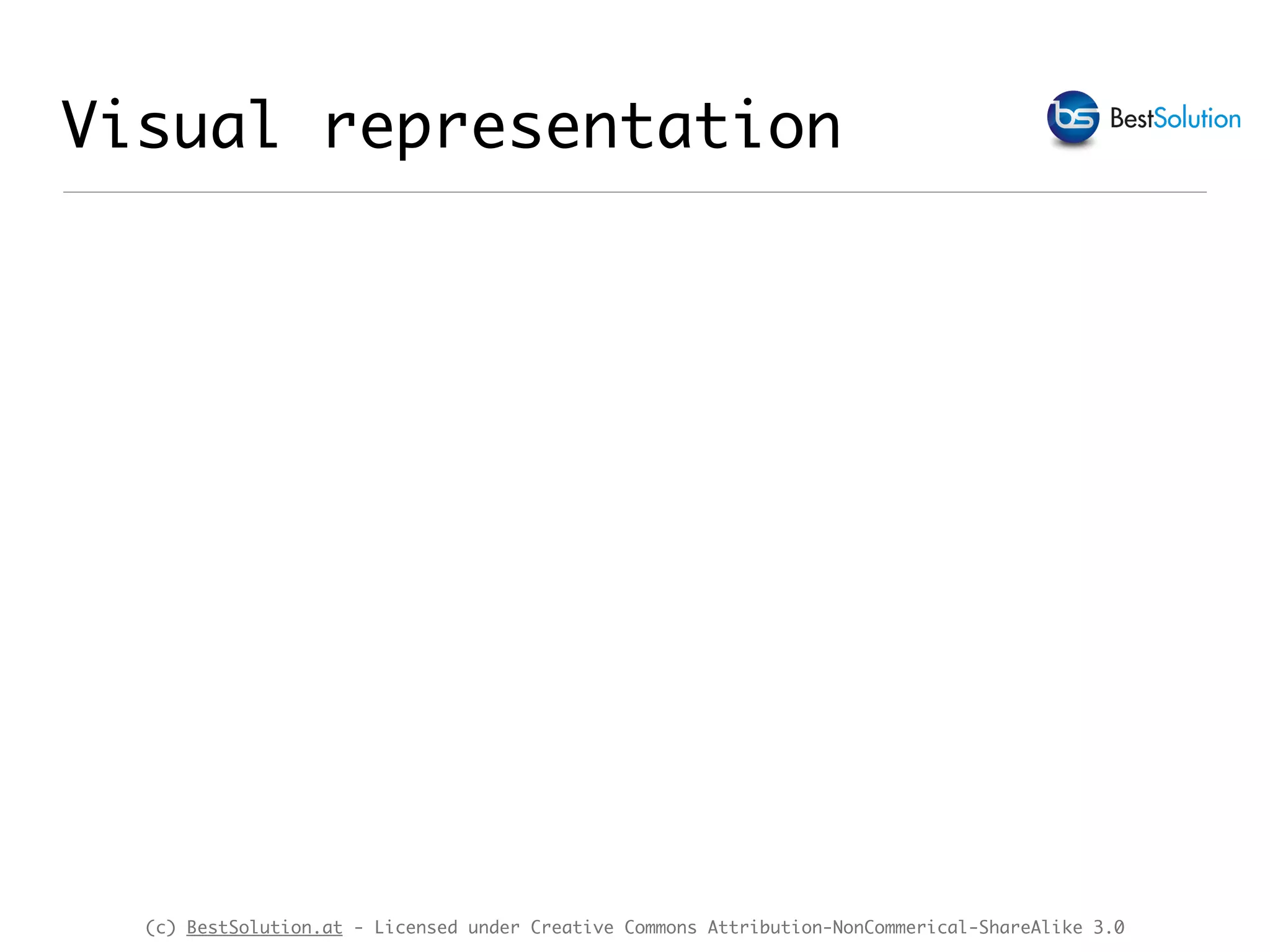 (c) BestSolution.at - Licensed under Creative Commons Attribution-NonCommerical-ShareAlike 3.0 Visual representation 