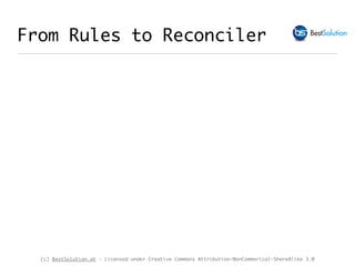 (c) BestSolution.at - Licensed under Creative Commons Attribution-NonCommerical-ShareAlike 3.0
From Rules to Reconciler
 