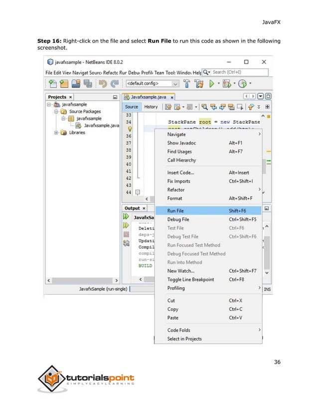 Javafx tutorial | PDF