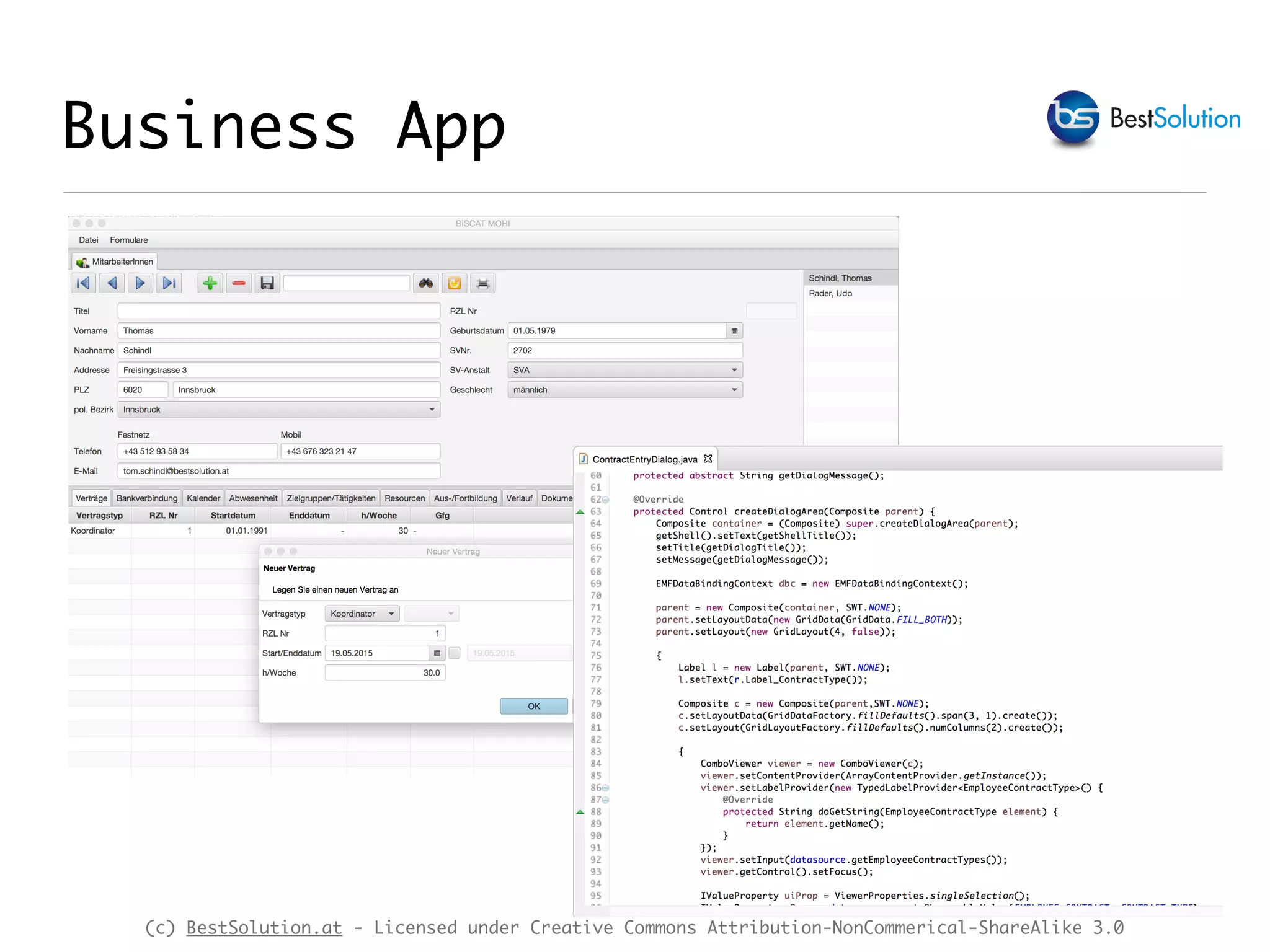 (c) BestSolution.at - Licensed under Creative Commons Attribution-NonCommerical-ShareAlike 3.0
Business App
 