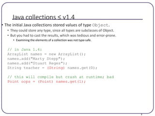 Java Generics.ppt | Programming Languages | Computing