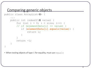 Java Generics.ppt | Programming Languages | Computing