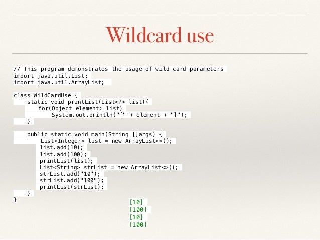 Java Generics - by Example