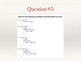 Question #5
 