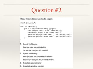 Question #2
 
