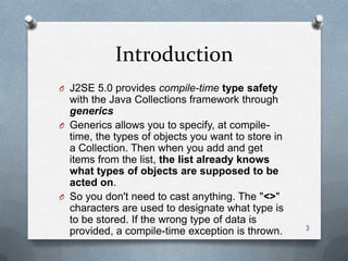 Java generics final | PPT