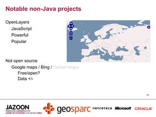Java Gis Toolkit Mapping, GIS and geolocating data in Java | ODP
