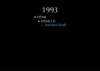 Java & HTML5 History