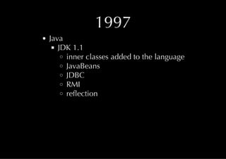 Java & HTML5 History