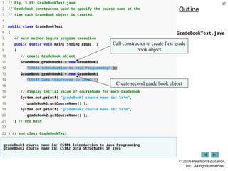 JavaHTP6e_03.ppt introduction to classes | PPT