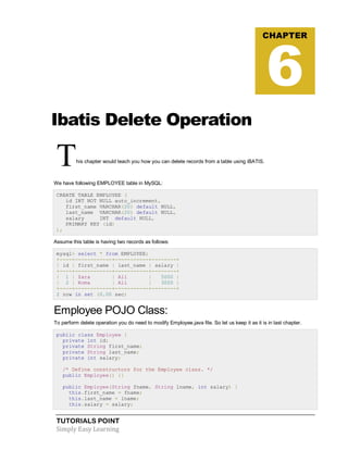 Java ibatis tutorial | PDF