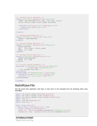 Java ibatis tutorial | PDF