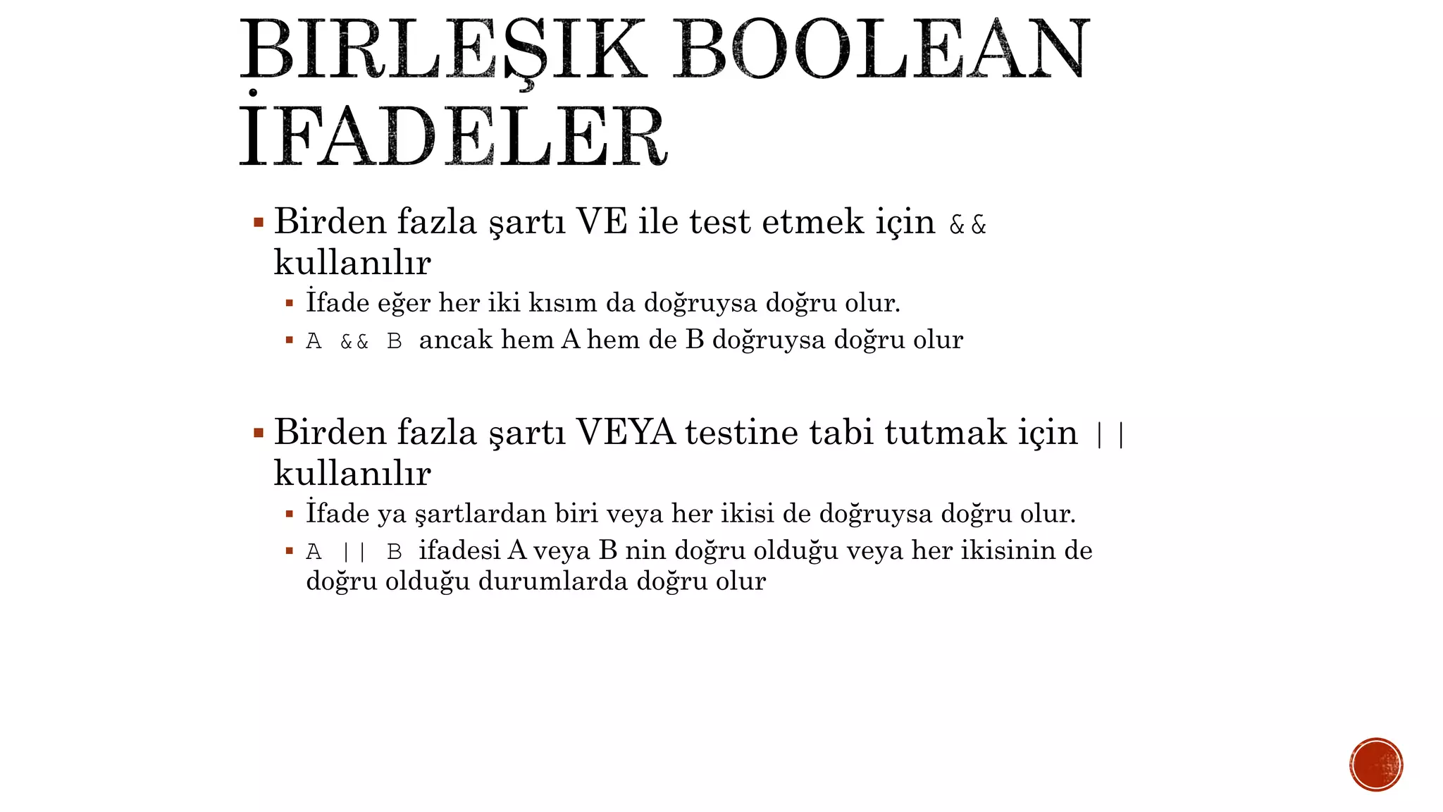 Java ile programlamaya giris ramadan sanli | PPTX