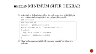 Java ile programlamaya giris ramadan sanli | PPTX