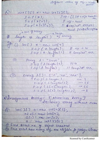 Java Basics for Interview | PDF