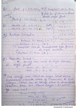 Java Basics for Interview | PDF