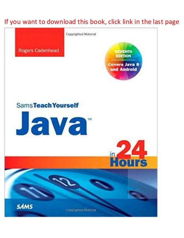 sams teach yourself java