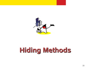 33
Hiding MethodsHiding Methods
 