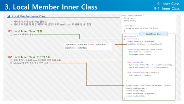 Java inner class | PPT