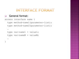 Java interface | PPTX