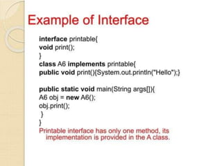 Introduction to Java Interfaces - Multiple Inheritance | PDF