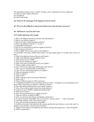 Javainterview | PDF