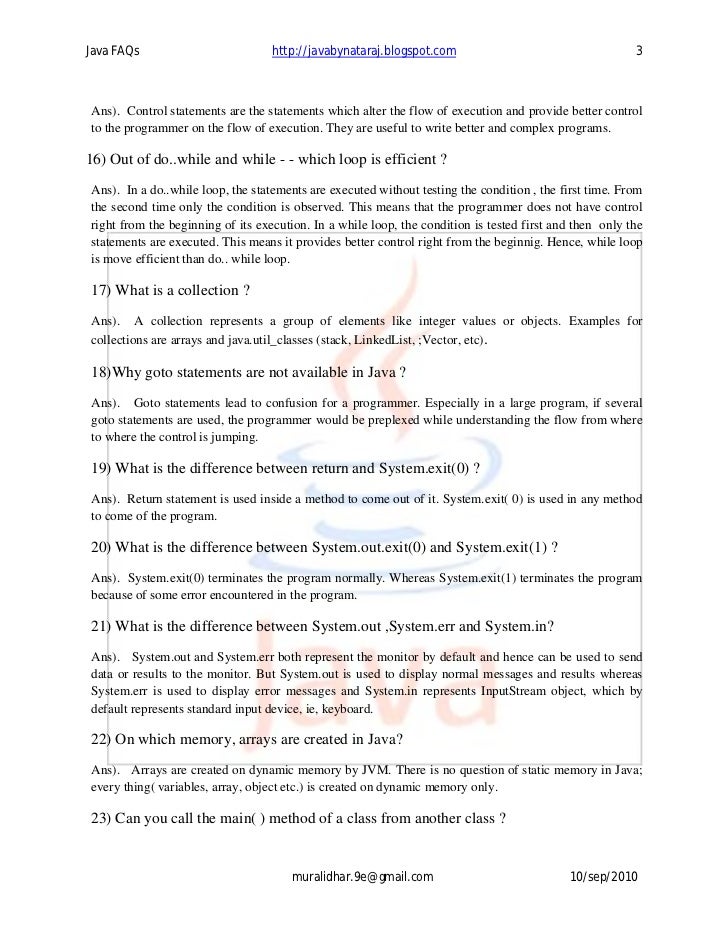 qa java interview questions