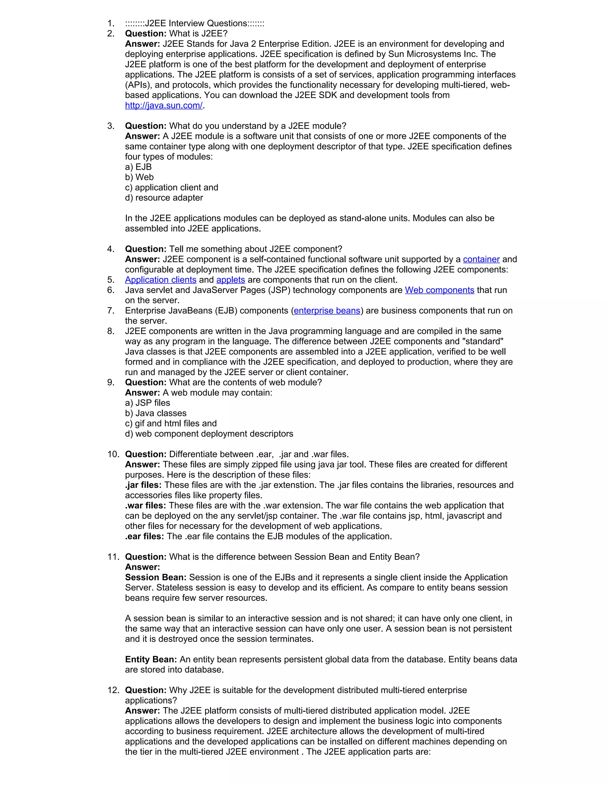 Java Interview Questions