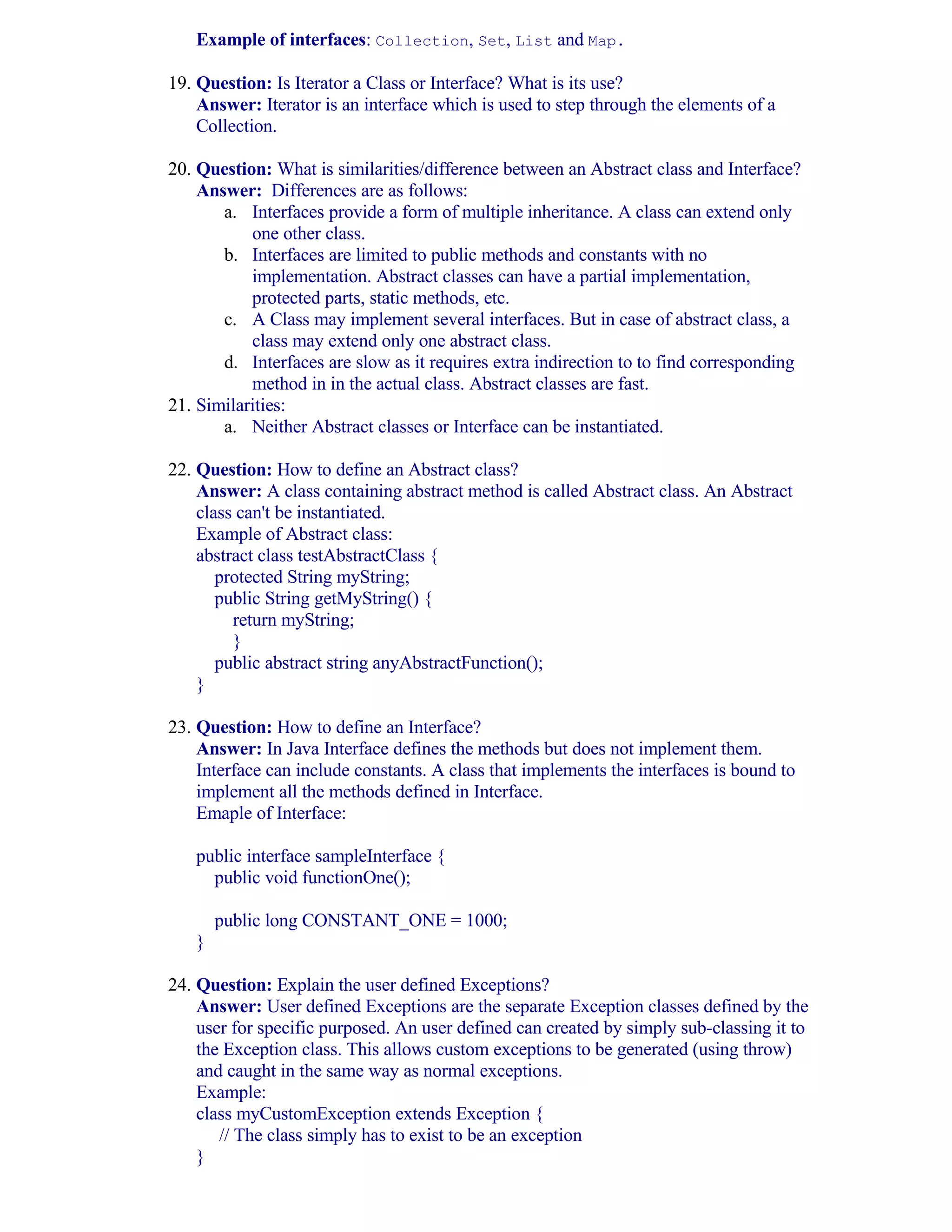Java Interview Questions