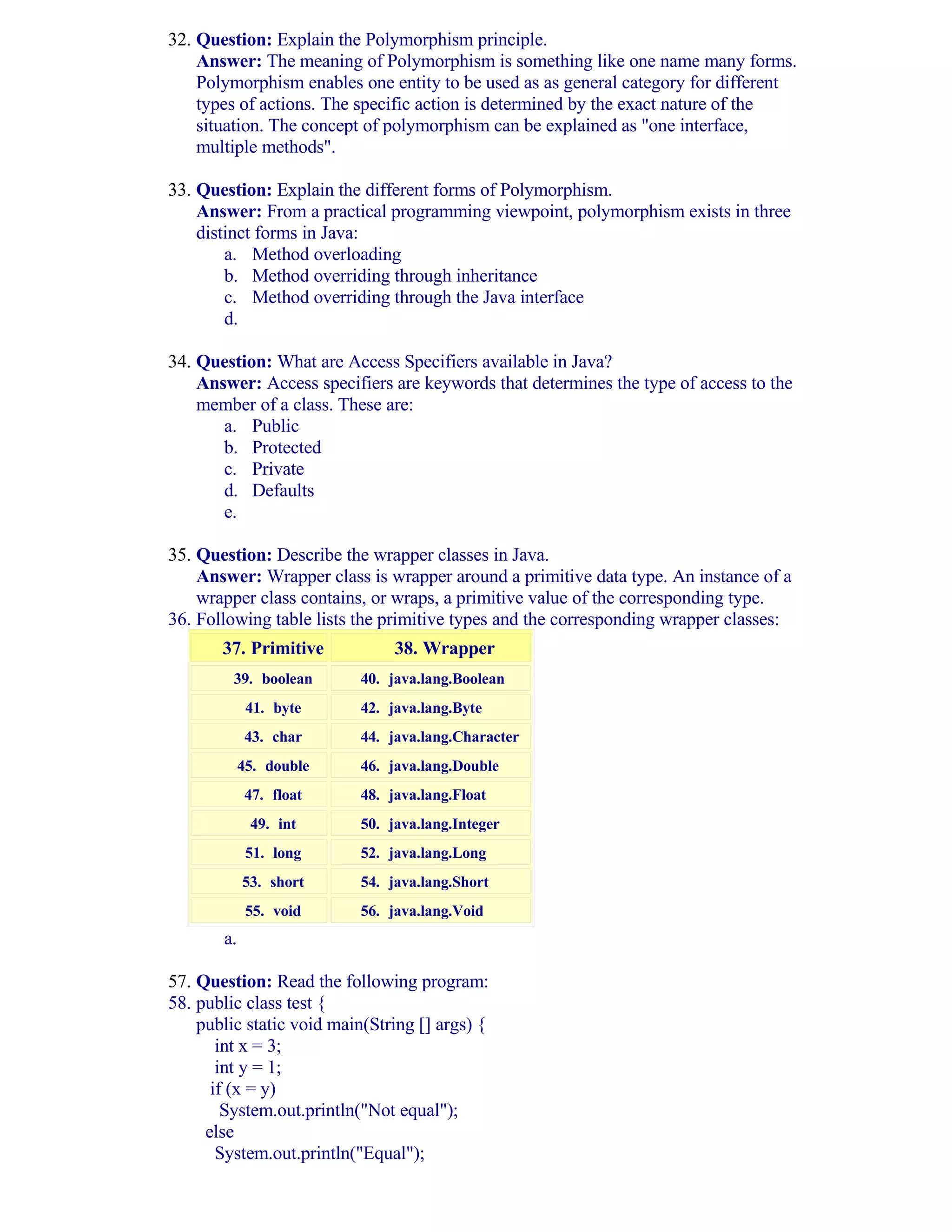 Java Interview Questions