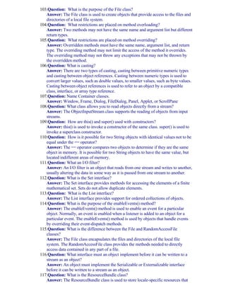 Java Interview Questions