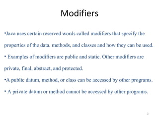 Java introduction | PPT