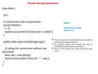 JAVA_INTRODUCTION- History, Constructor, Inheritance | PPT