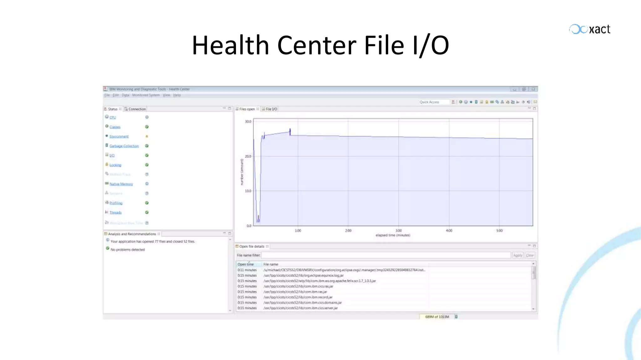 Health Center File I/O 