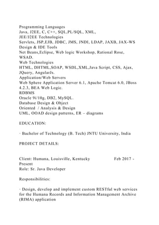 JAVAJ2EE DeveloperSummary · 7 years of versatile e.docx image.