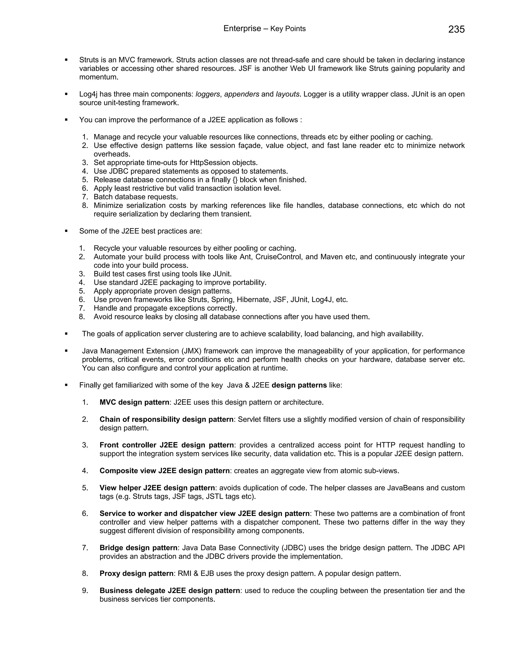Java j2ee job interview companion ebook