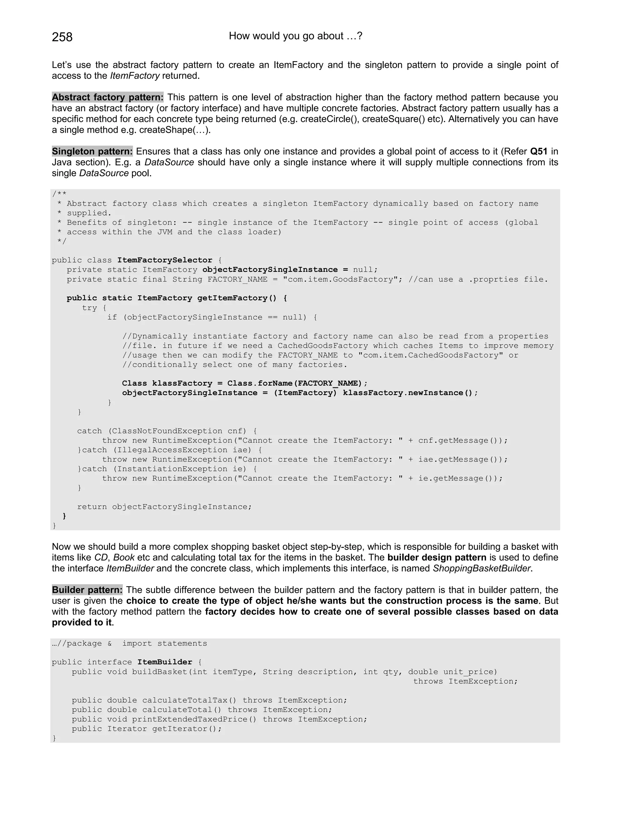 Java j2ee job interview companion ebook