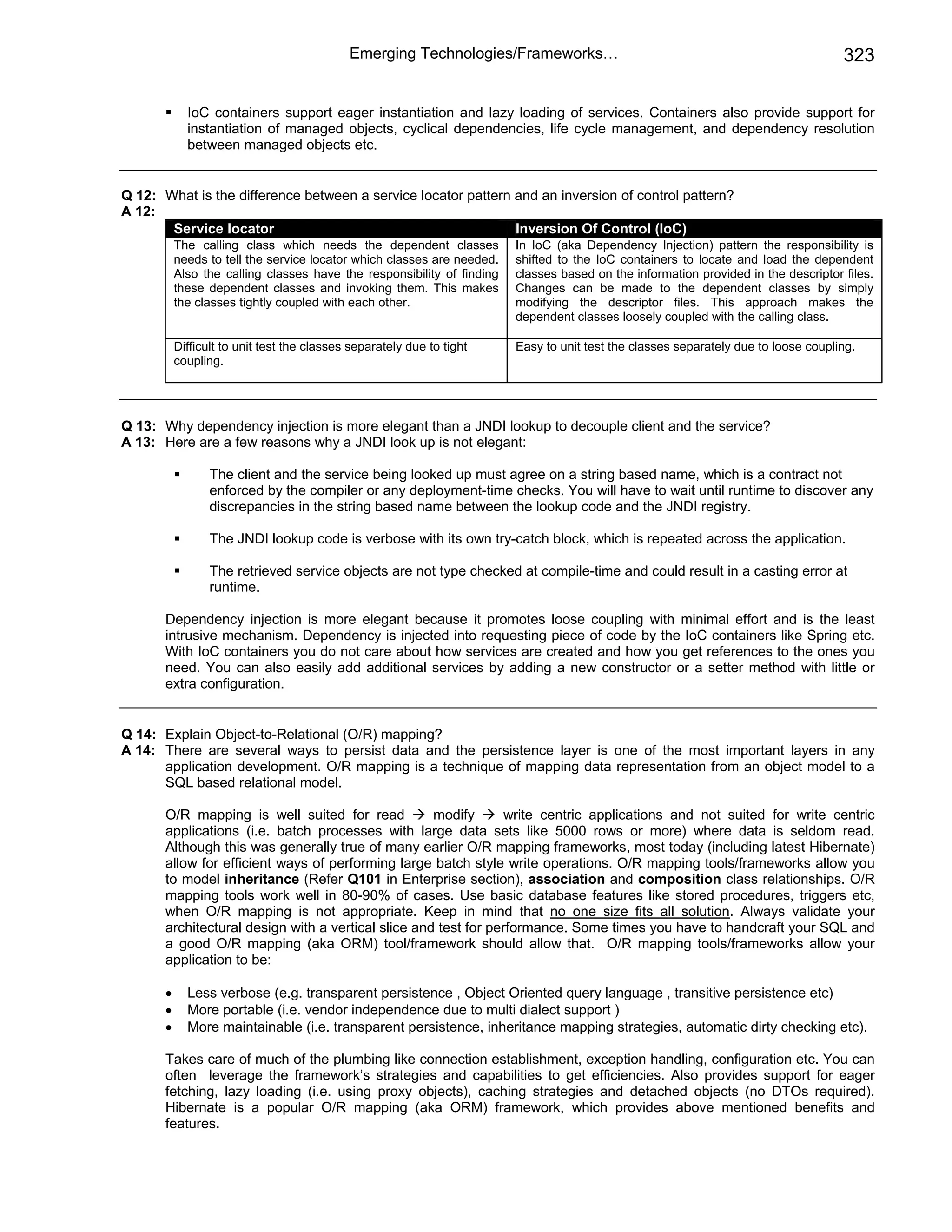 Java j2ee job interview companion ebook