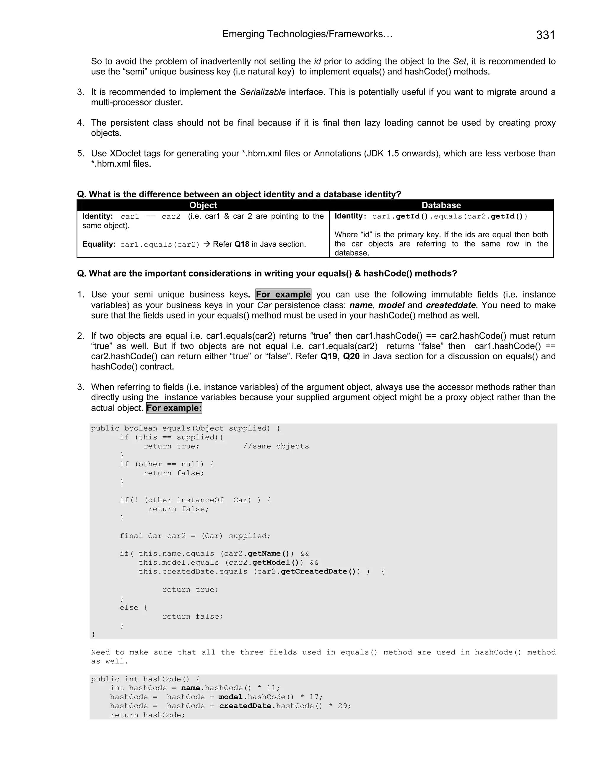 Java j2ee job interview companion ebook